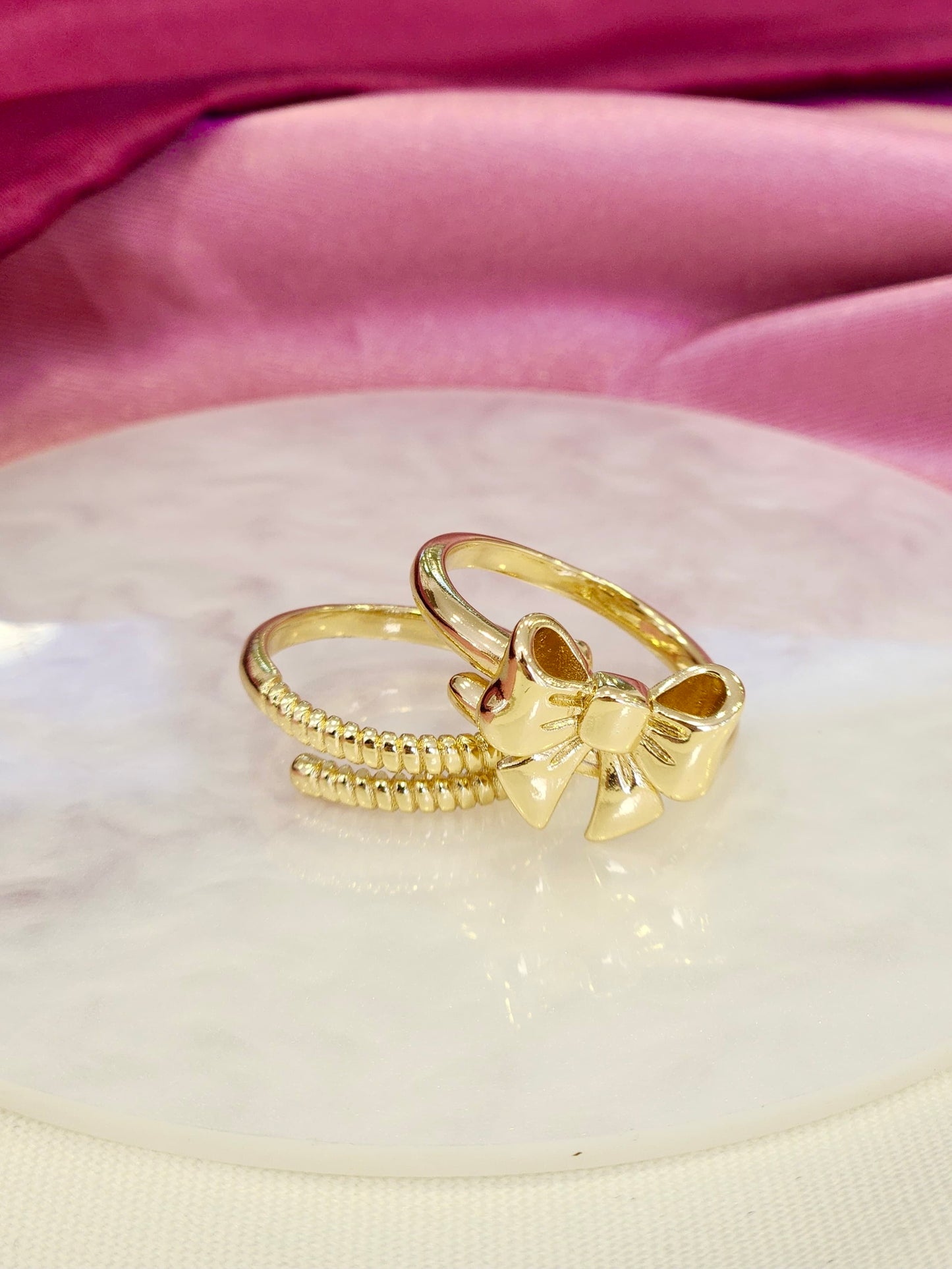 Anillo moño doble #114