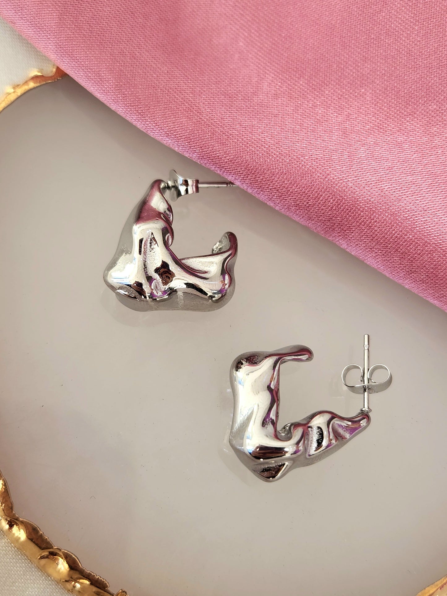 Aretes irregulares solidos #210