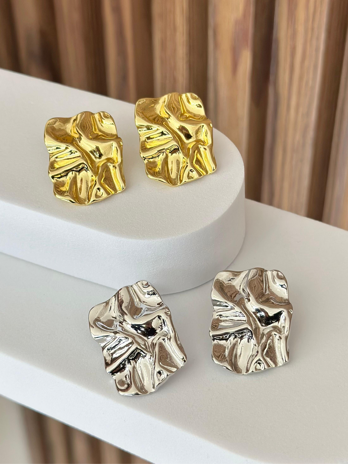 Aretes rectangulares hundidos #A6 A16