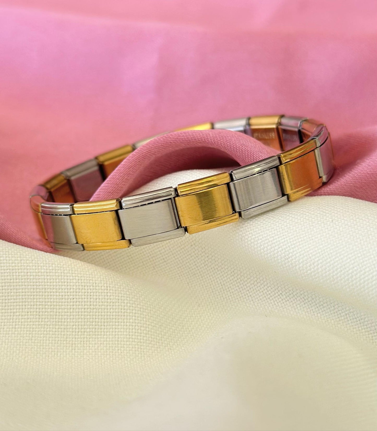 Pulsera bicolor italiana #B14