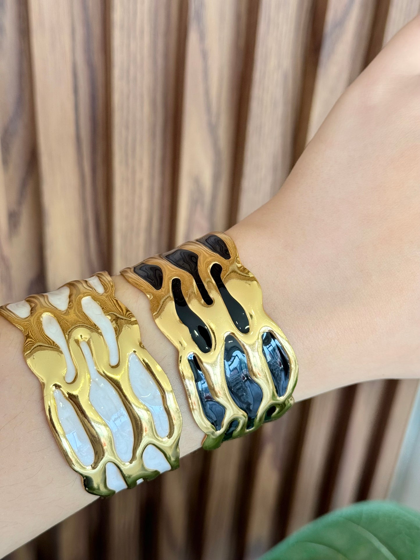 Pulsera irregular formas horizontales
