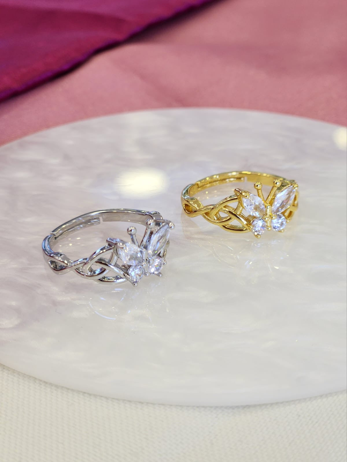 Anillo gran mariposa #235