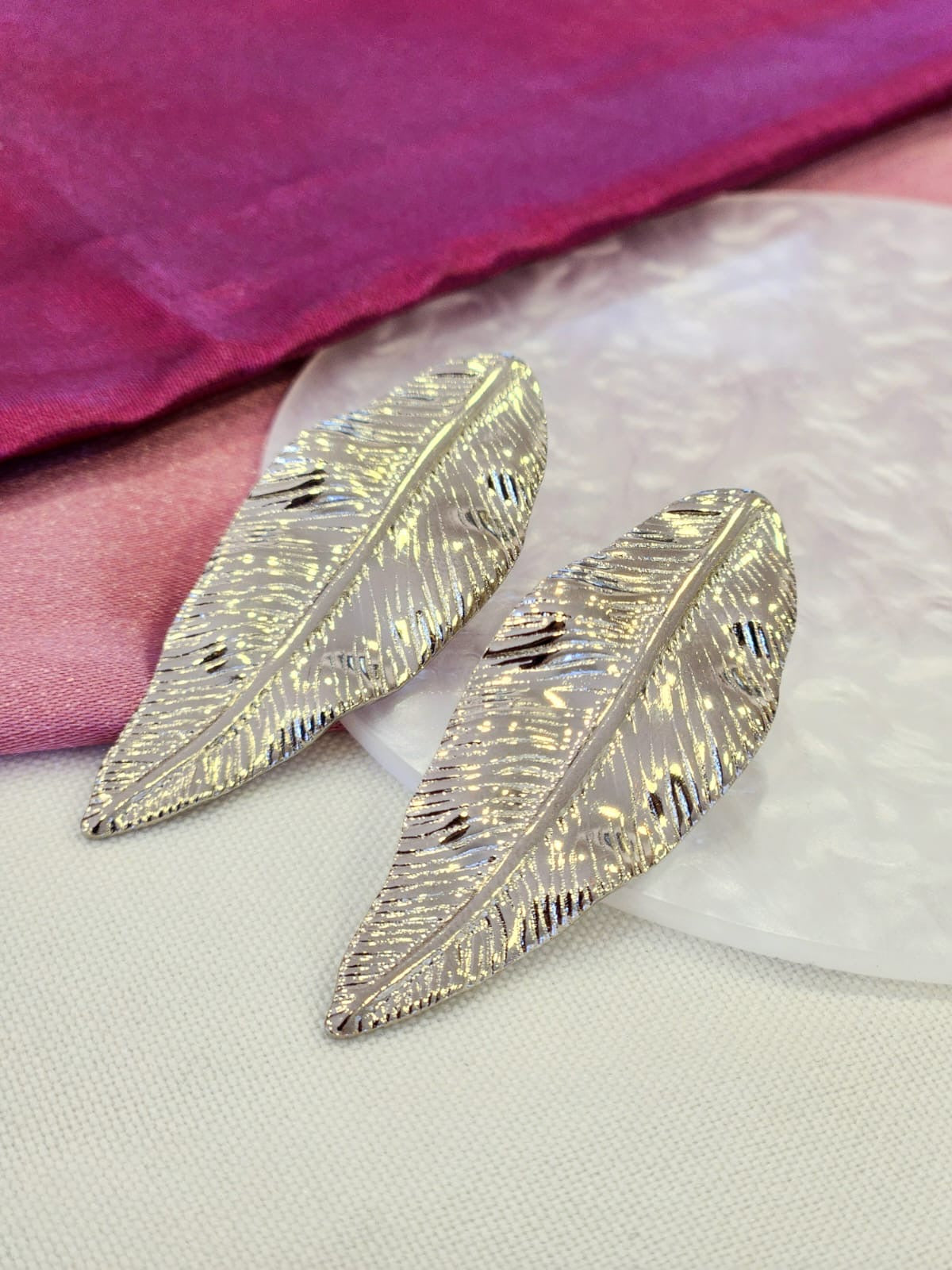 Aretes hoja alargada #K71