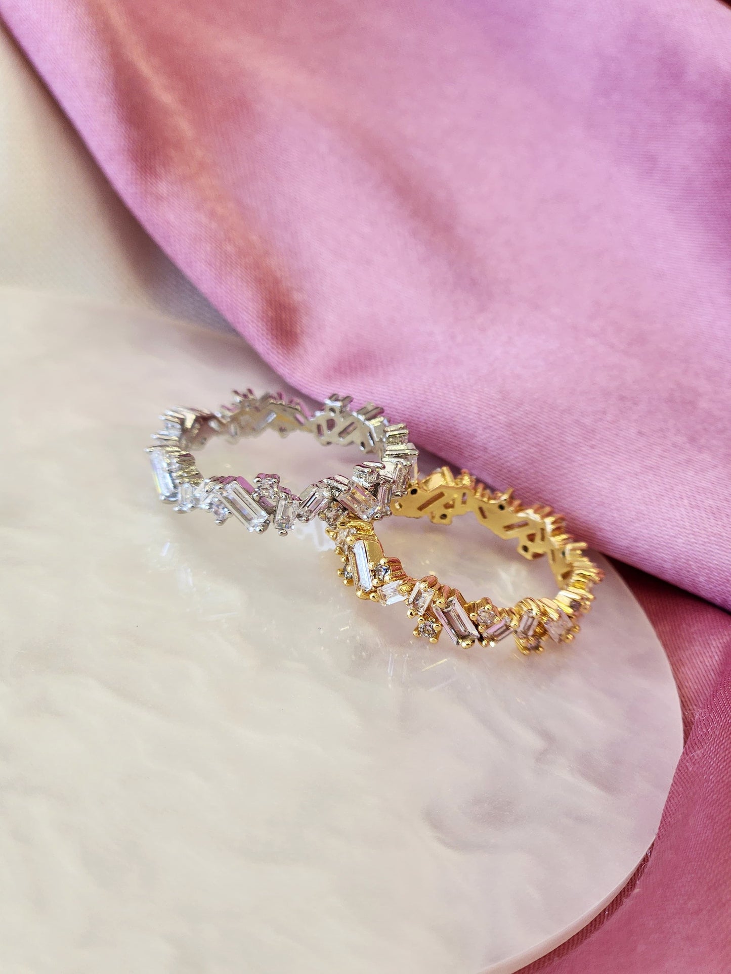 Anillo rectangulos inclinados #K29