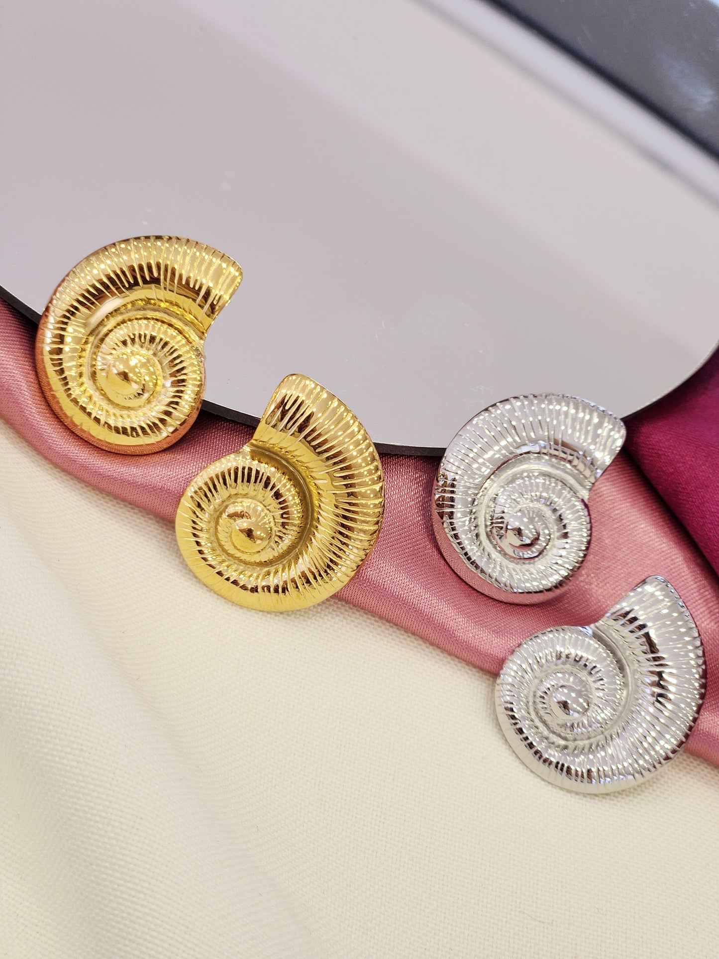 Aretes caracol tipo 3 #199
