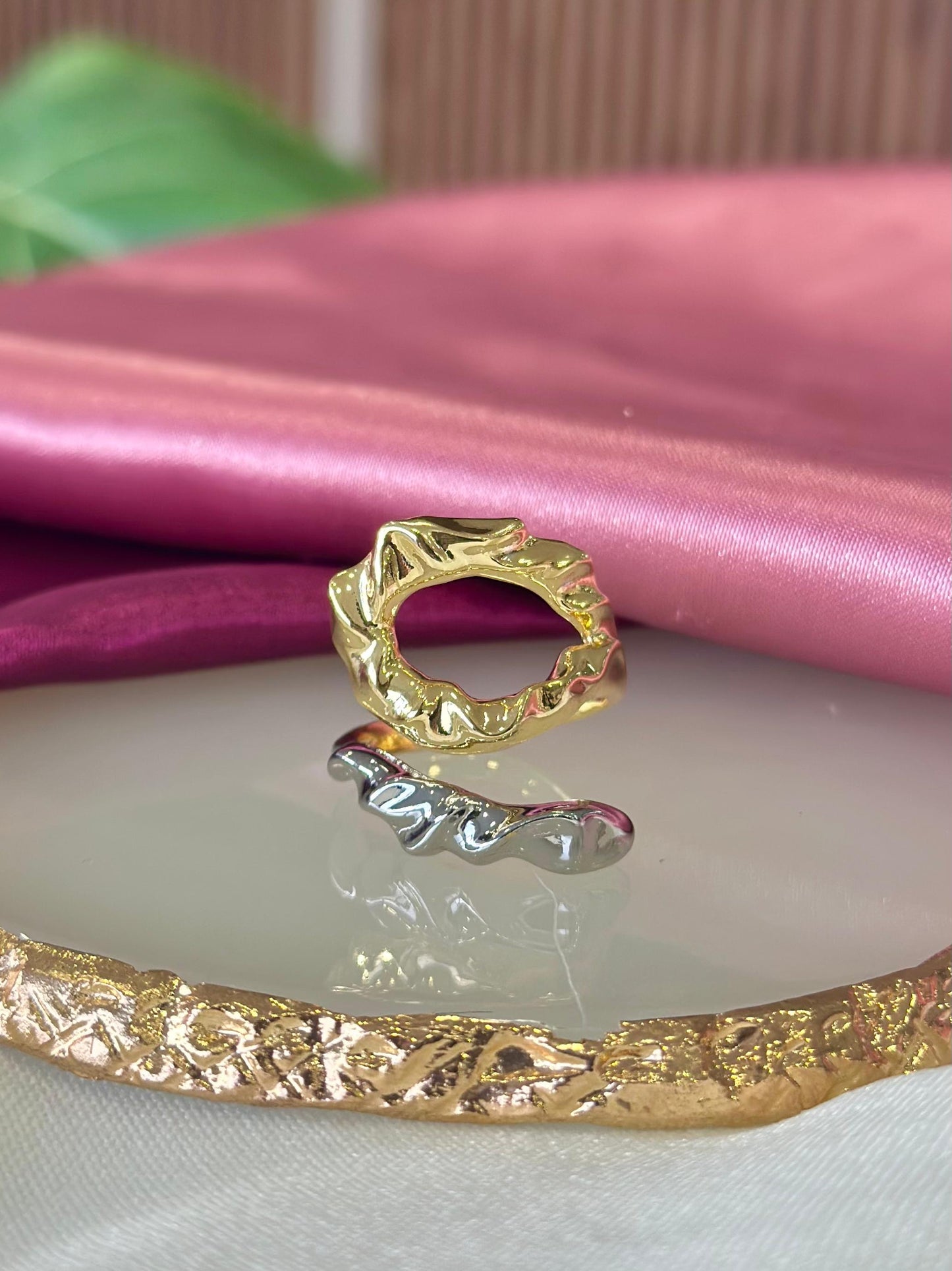 Anillo bicolor #124