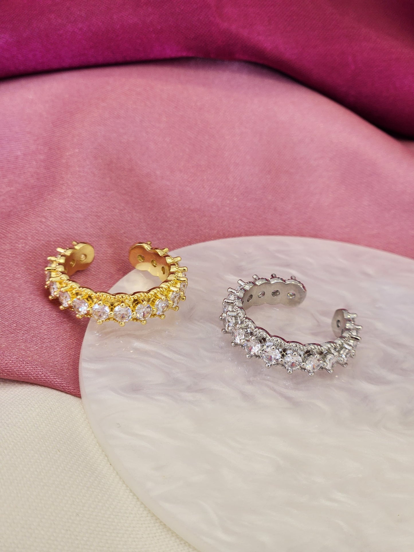 Anillo grueso zirconia