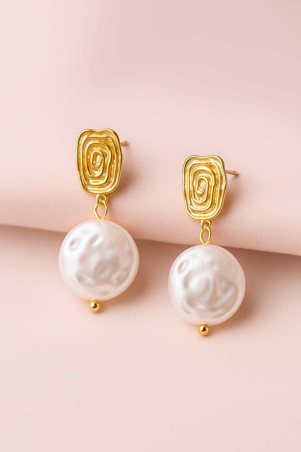 Aretes perla circulos#186