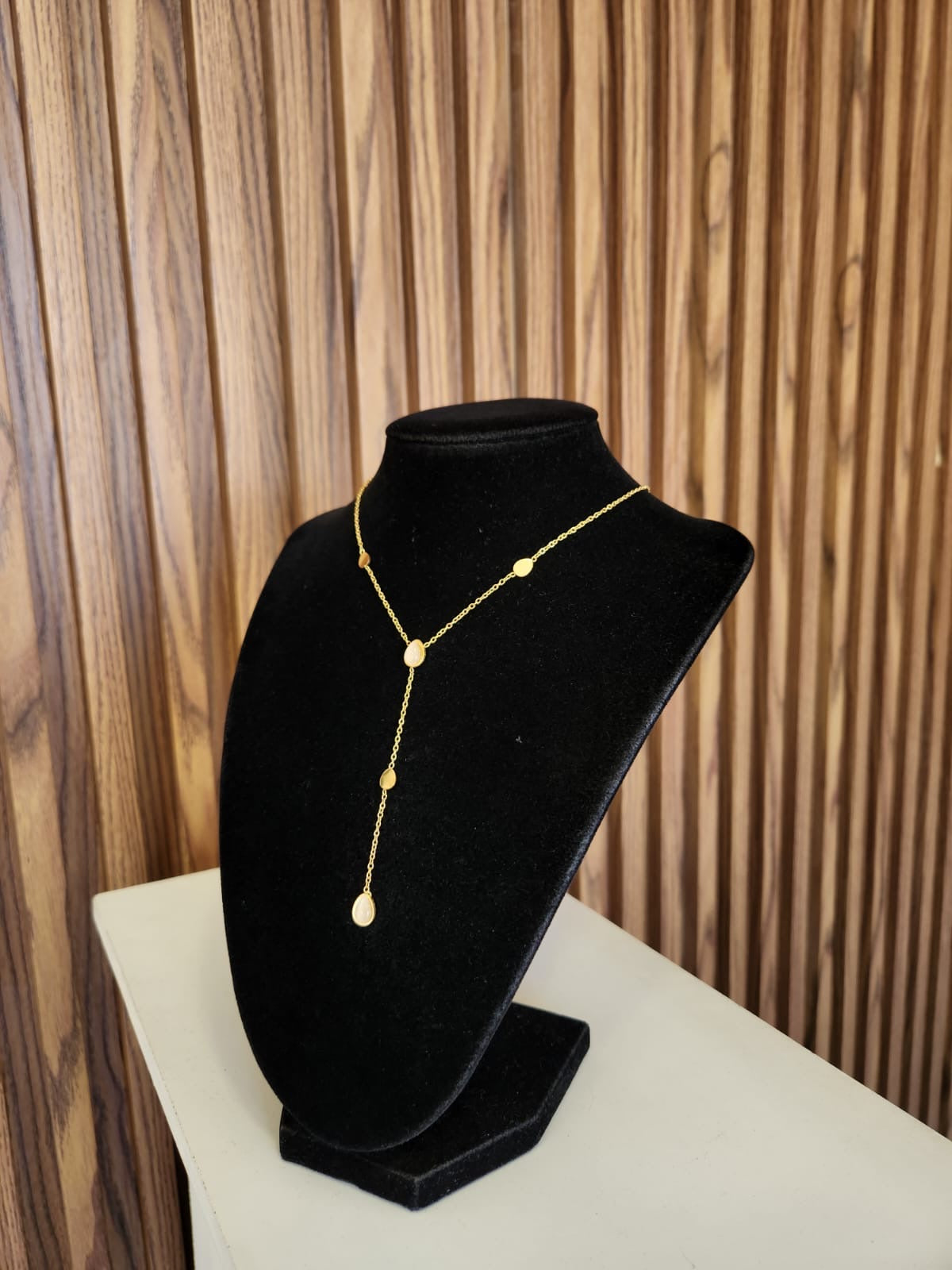 Collar colgante gota madre perla #31