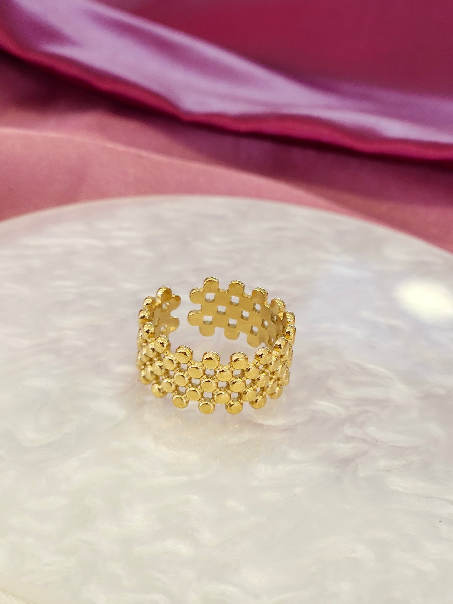 Anillo bolitas multiples