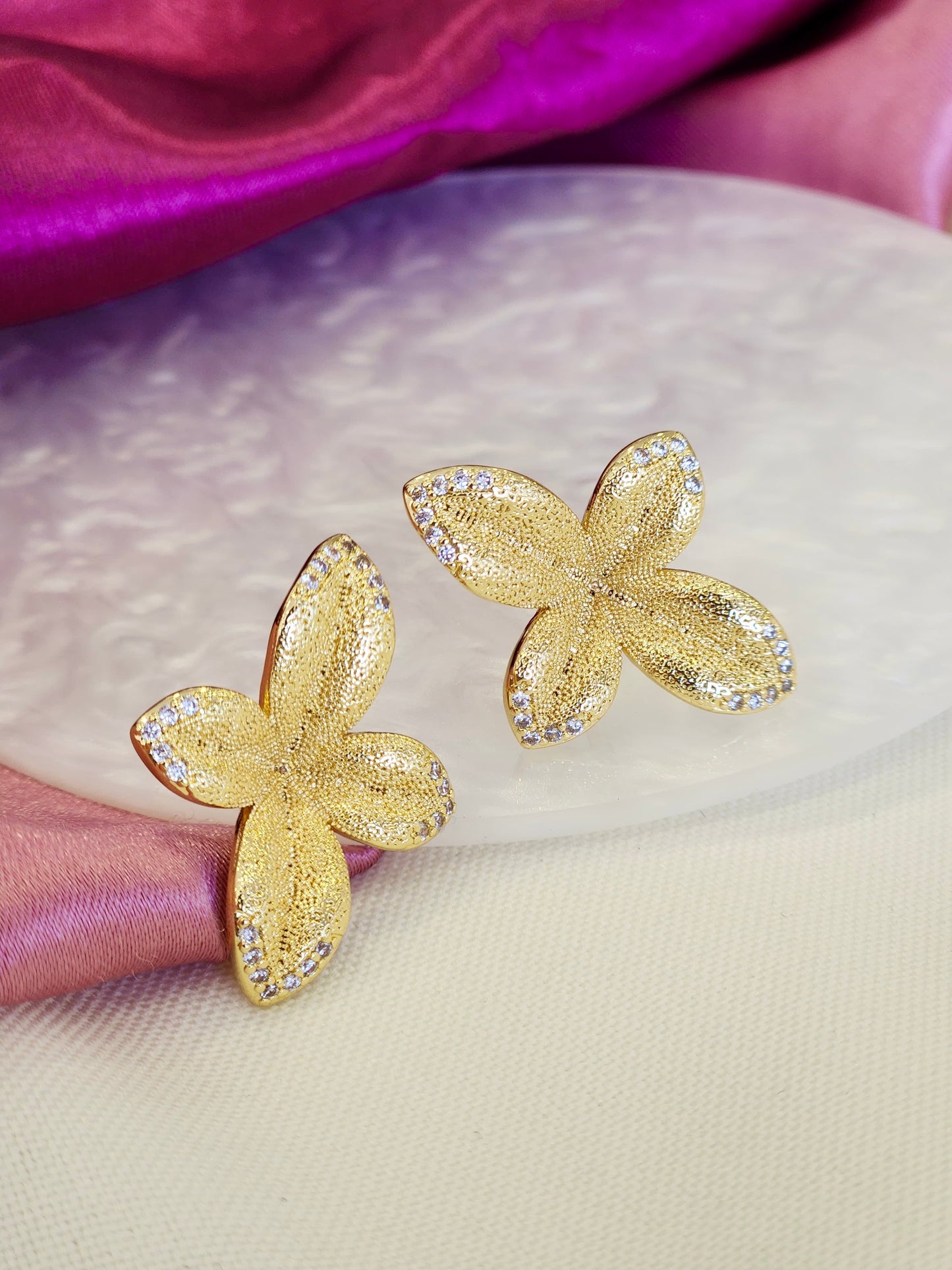Aretes flor de primavera