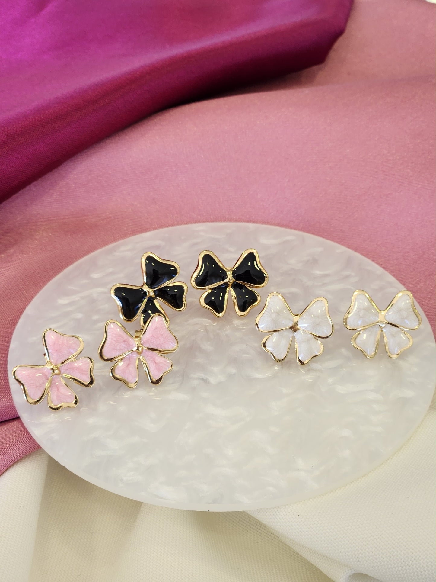 Aretes moño #A25