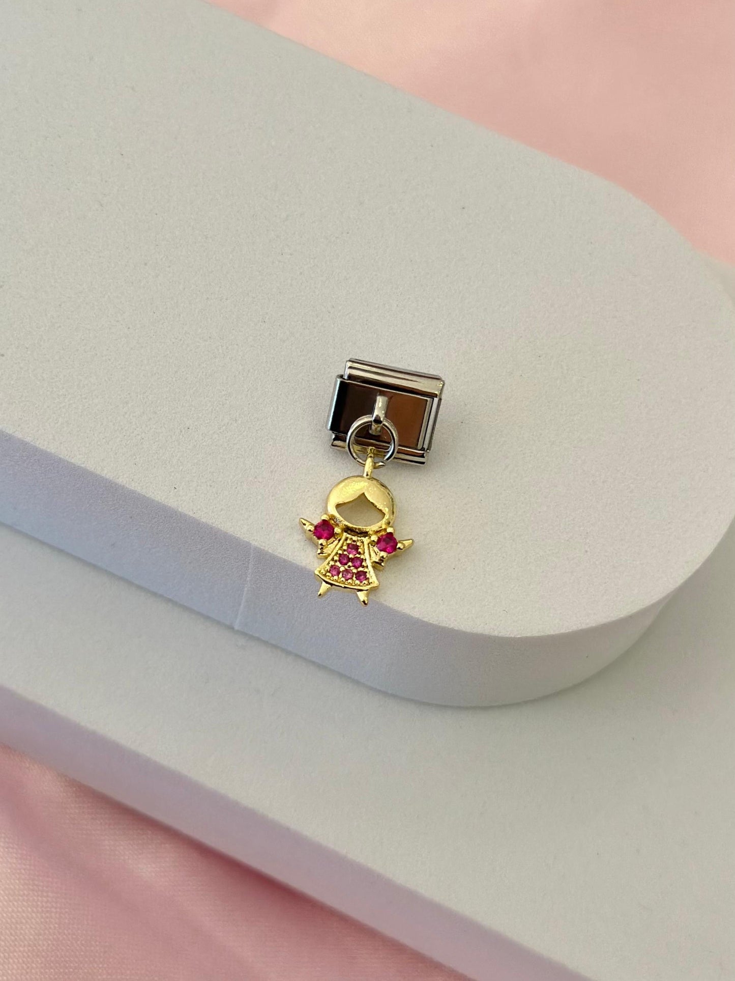 Niña zirconia Charm #3