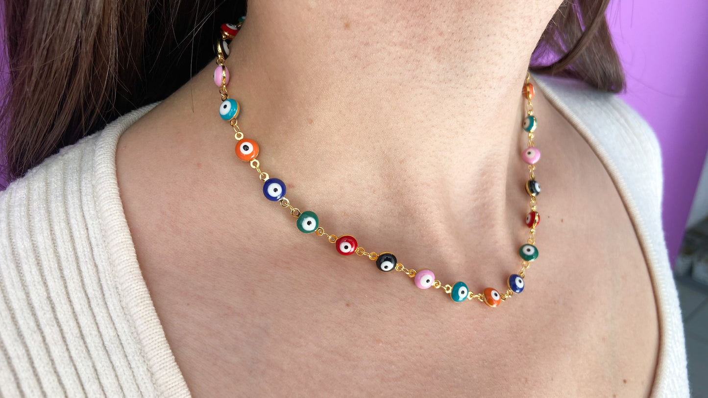 Choker colores ojos medianos #M2