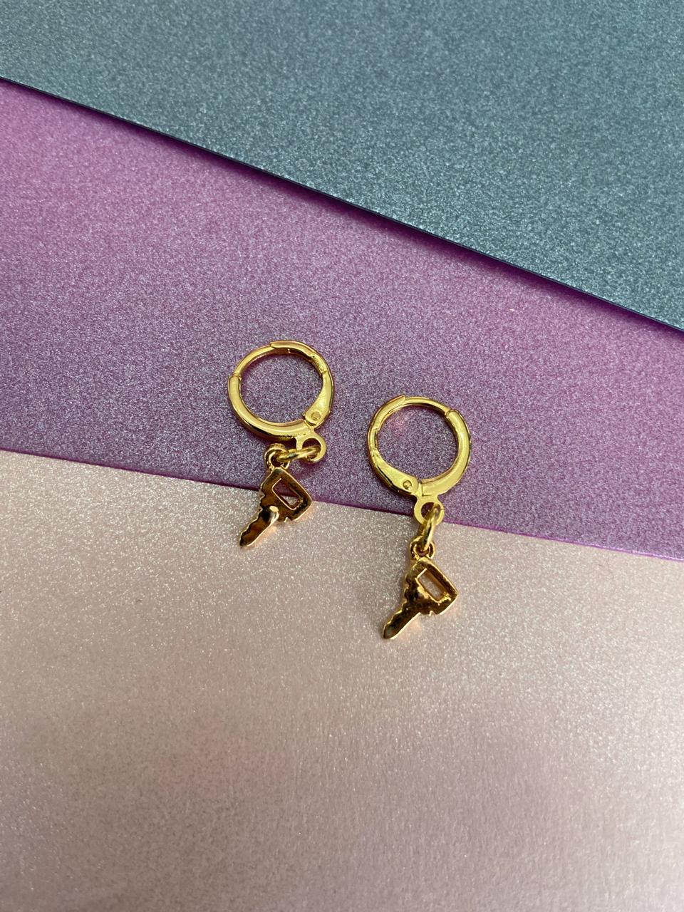 Aretes Llave Mini #C