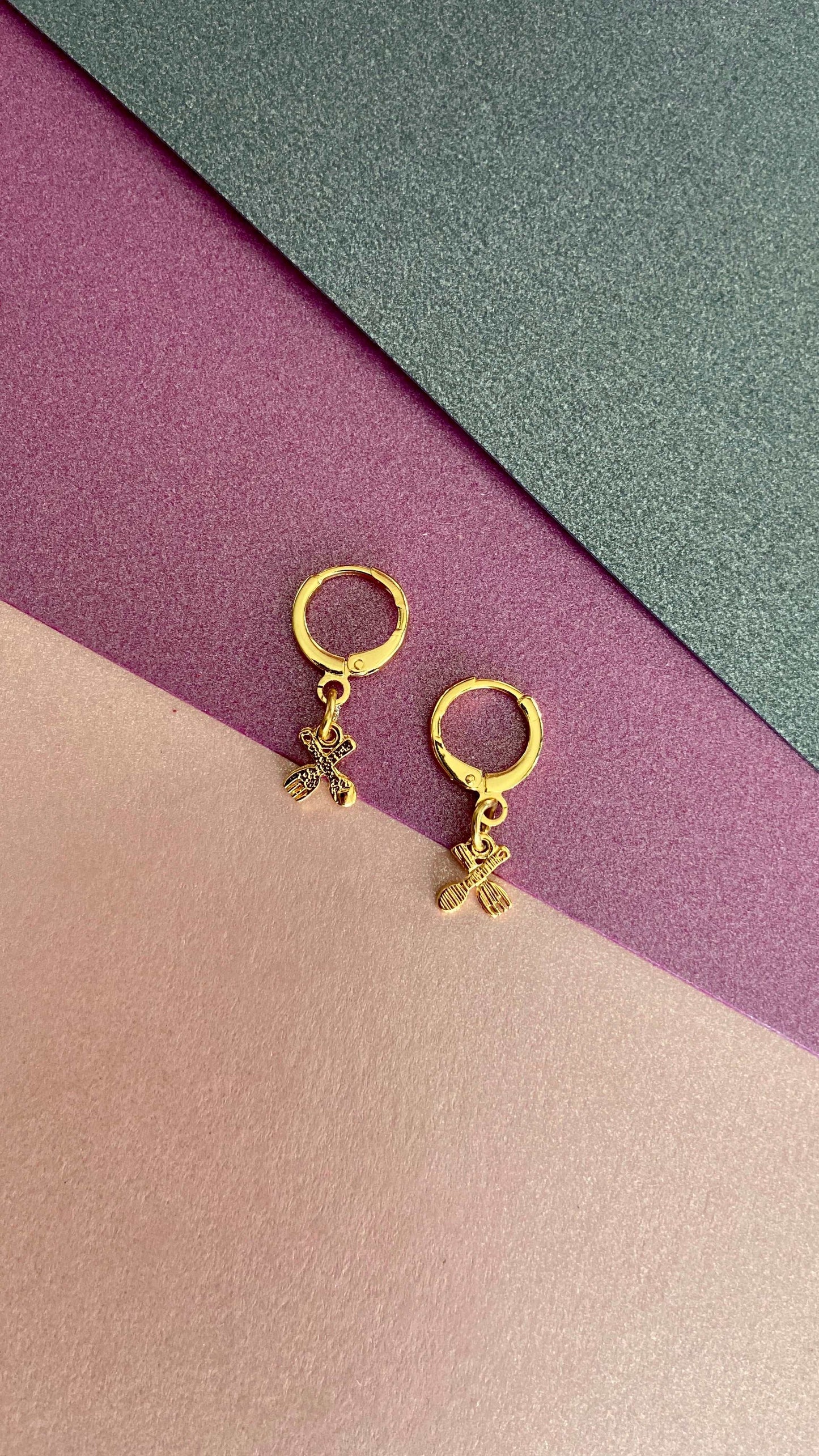 Arete Cuchara y Tenedor (1 pieza) #i5