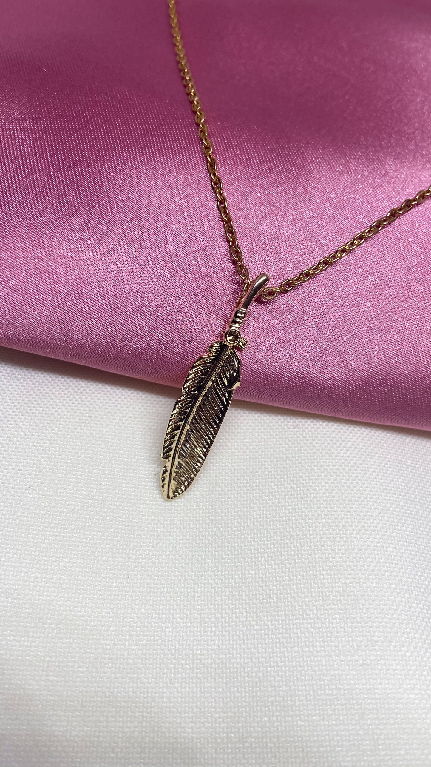 Collar hoja grande#E