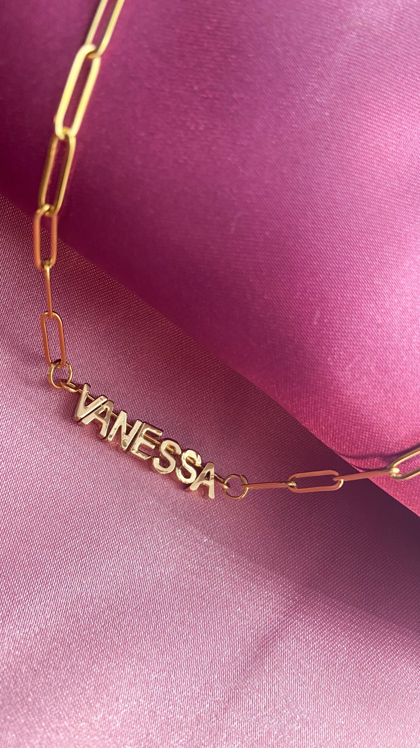 Collar personalizado eslabones delgados