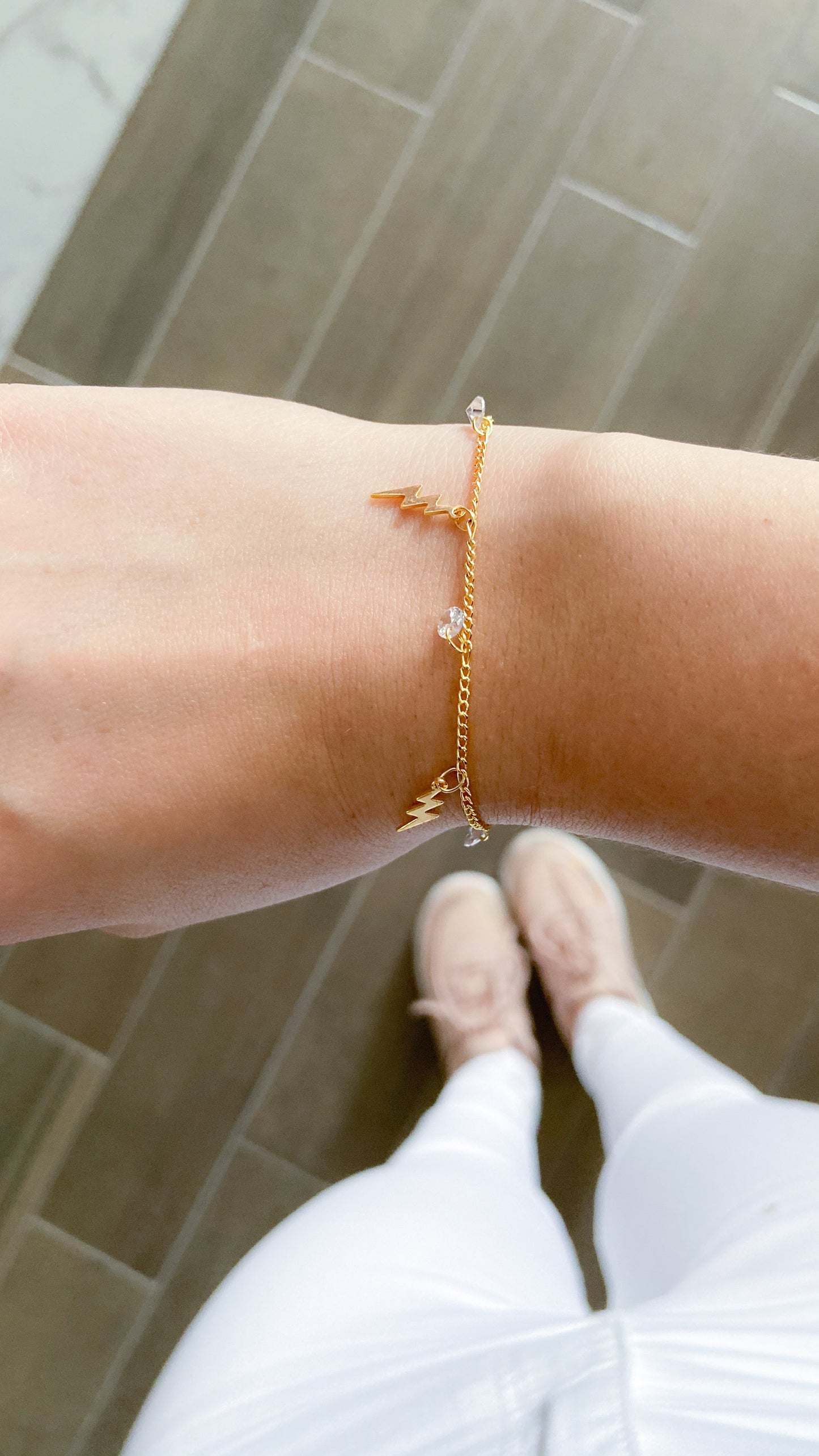 Pulsera rayo con cristal Zirconia #M18