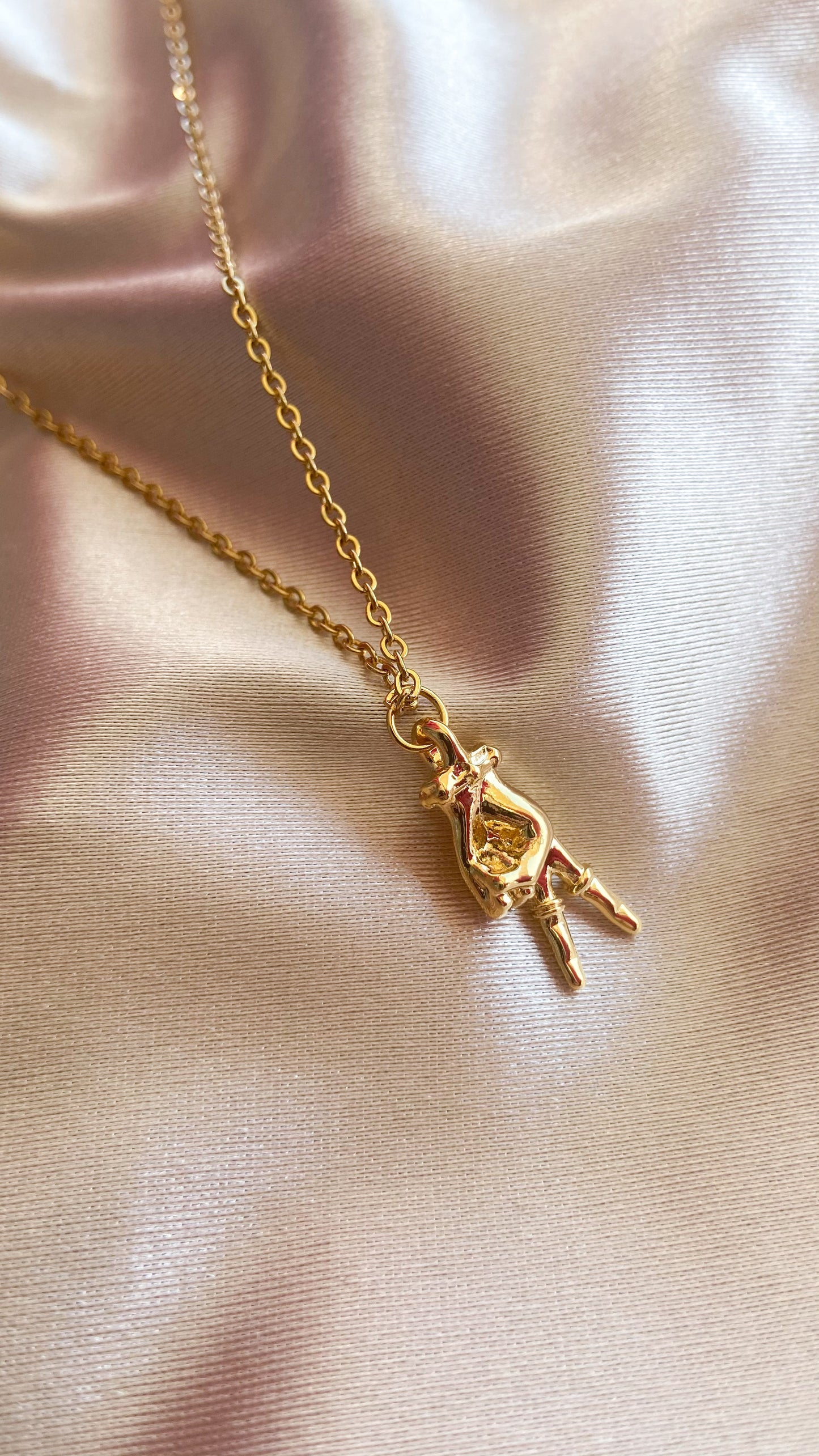 Collar mano de amor y paz #P