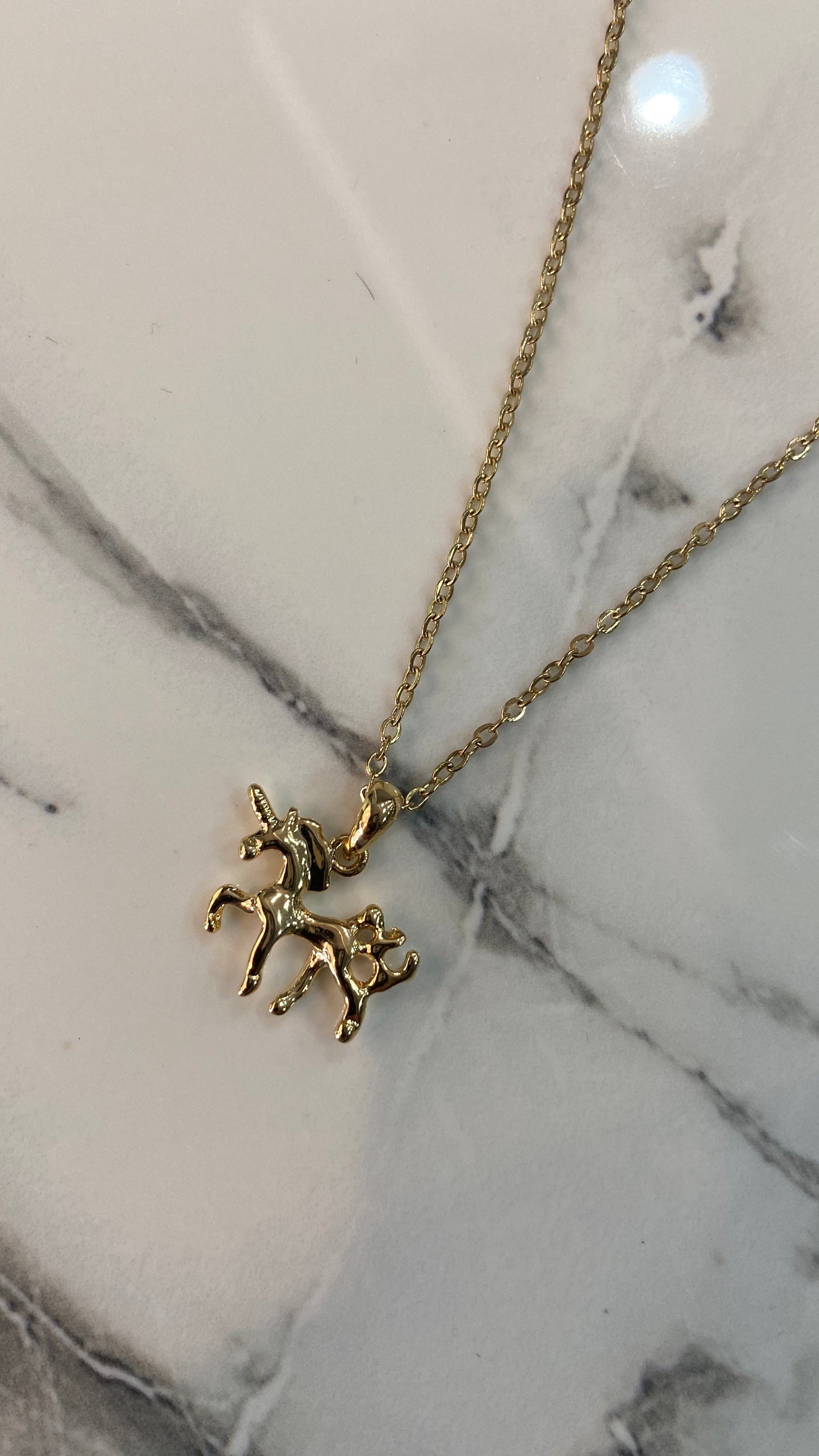 Collar unicornio completo #J