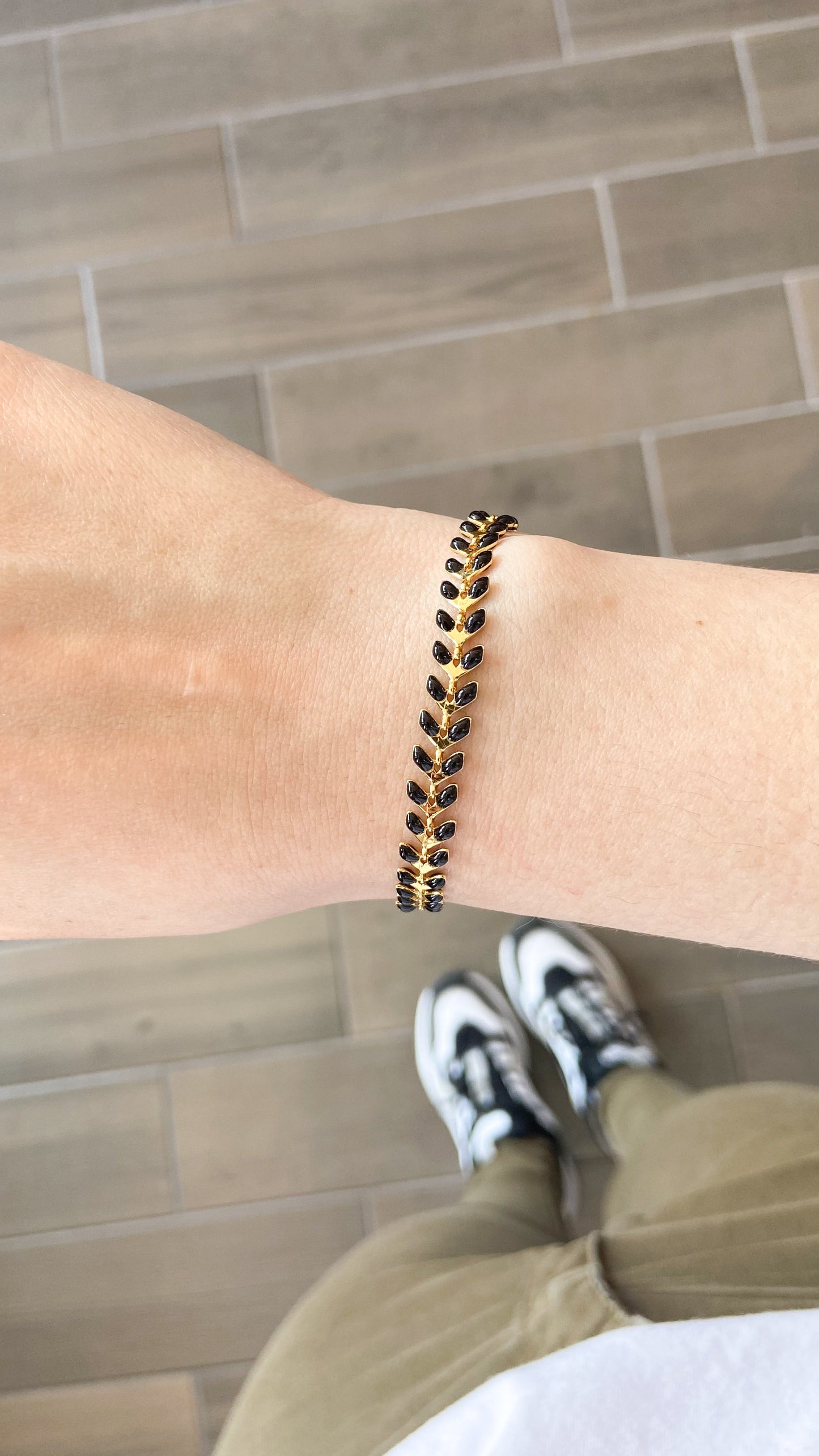 Pulsera flechas negras #M13