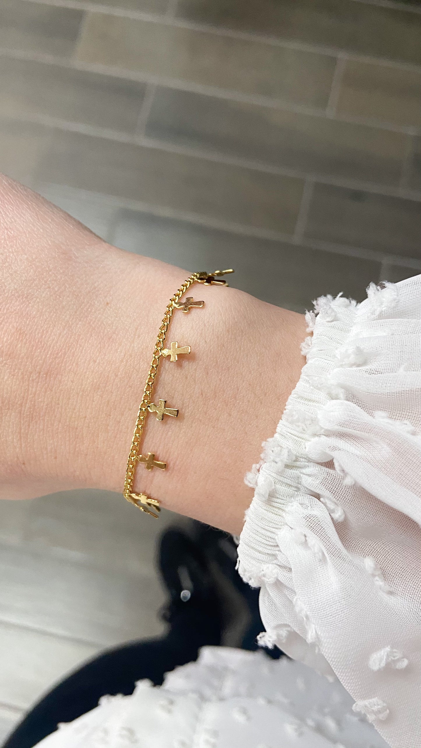 Pulsera cruces colgantes #M18