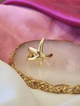 Cargar imagen en el visor de la galería, Anillo estrella de mar alargada #30B #146C
