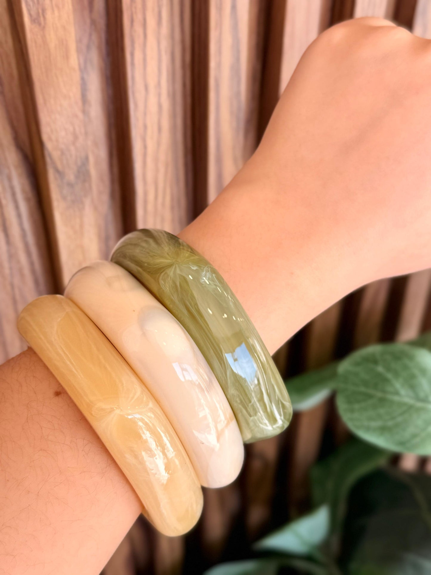 Pulsera cuadrado acrilico