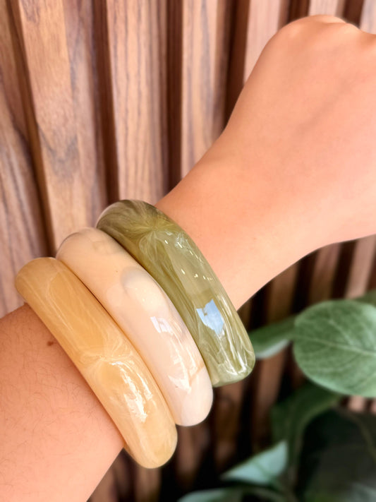 Pulsera cuadrado acrilico