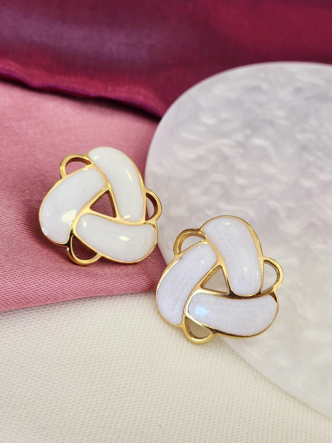 Aretes blanco