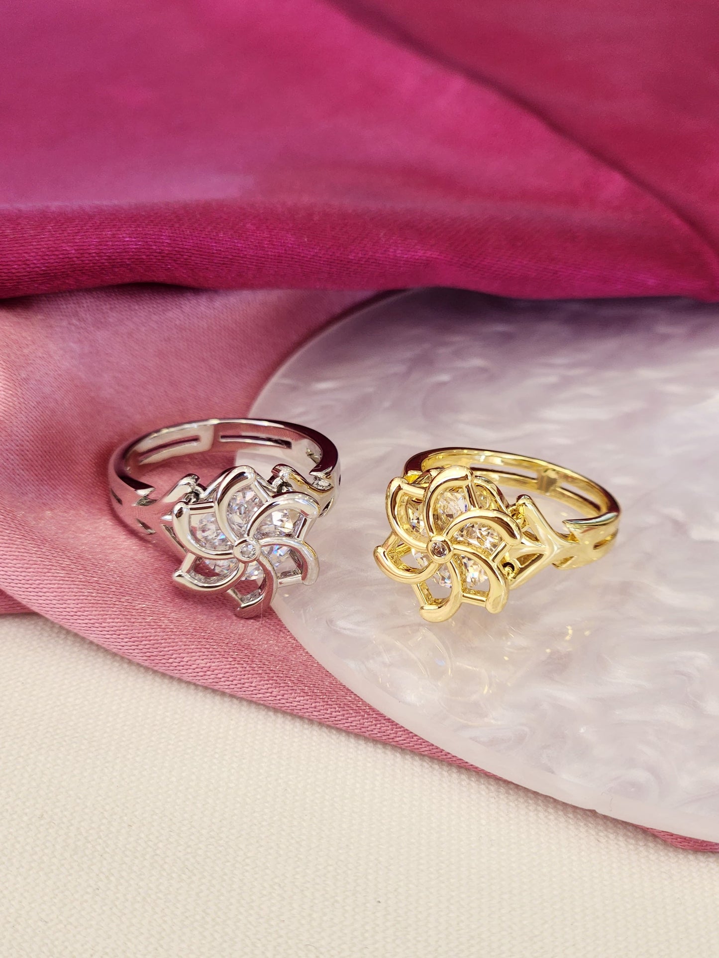 Anillo flor reguilete #198