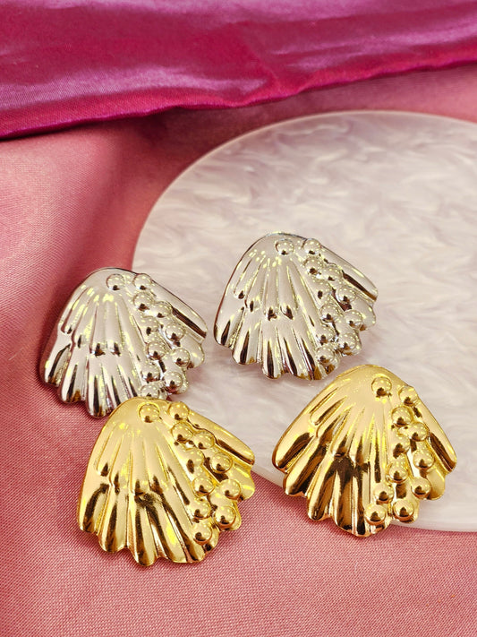 Aretes concha bolitas #L51 #L52
