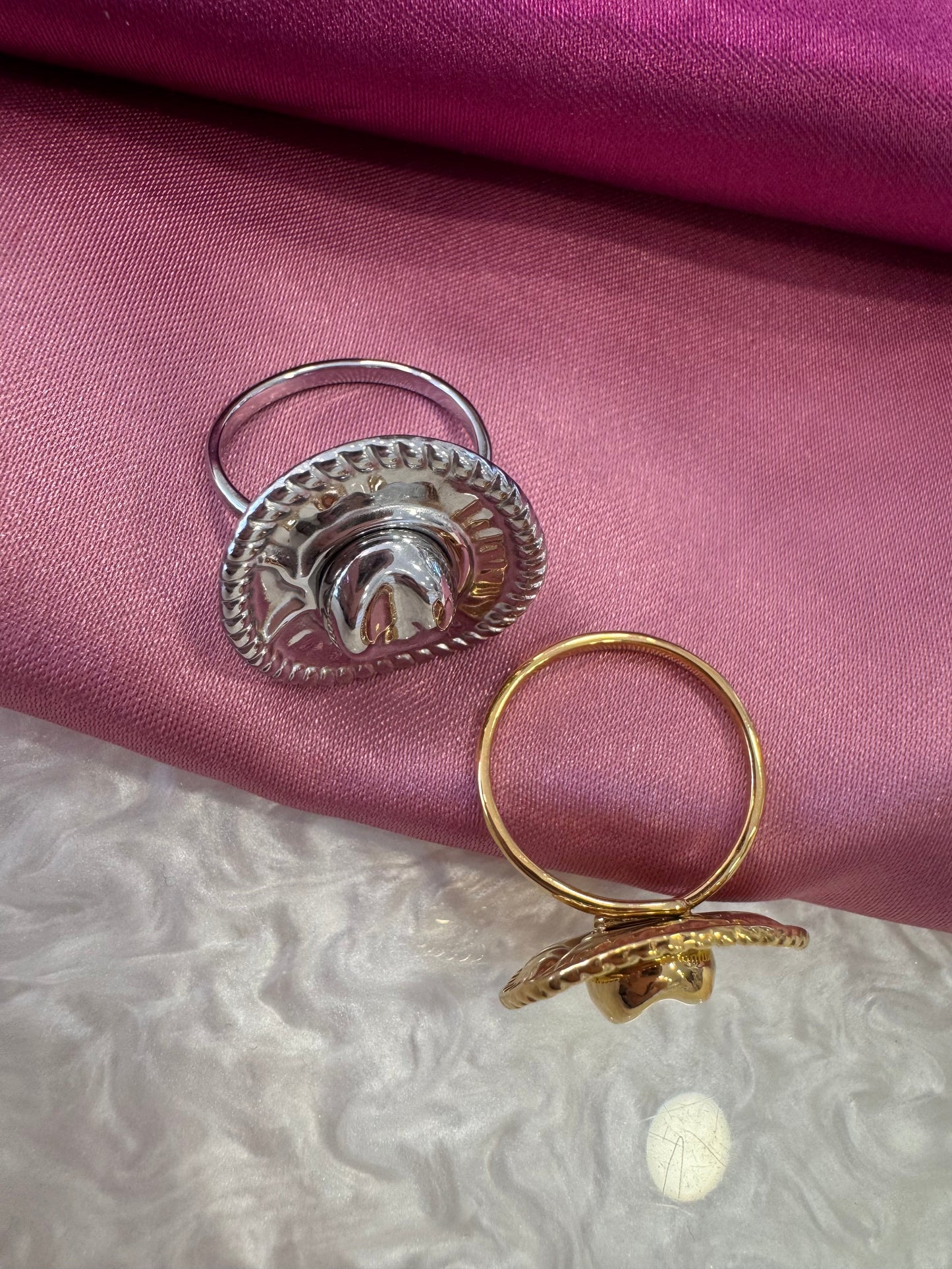 Anillo sombrero vaquero #K65