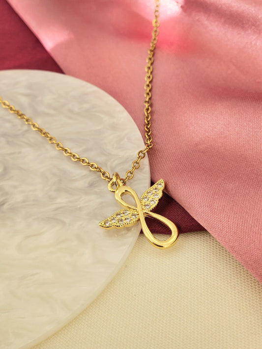 Collar angel zirconia #U