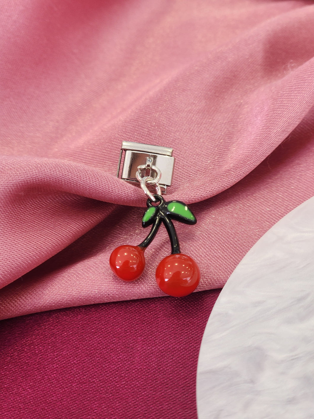 Charm cereza grande colgante #12