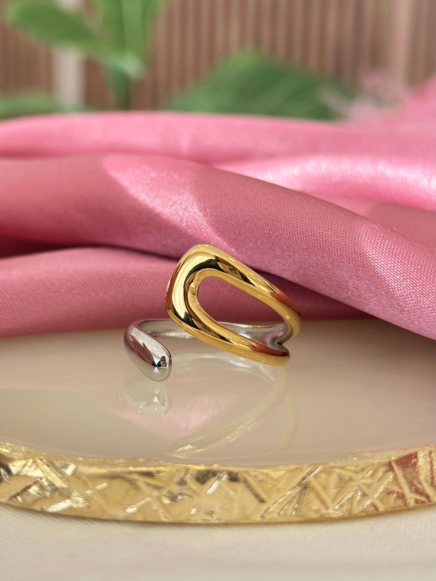 Anillo abertura bicolor #232 #233