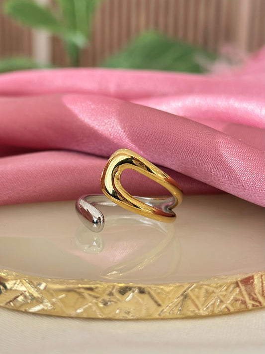 Anillo abertura bicolor #232 #233