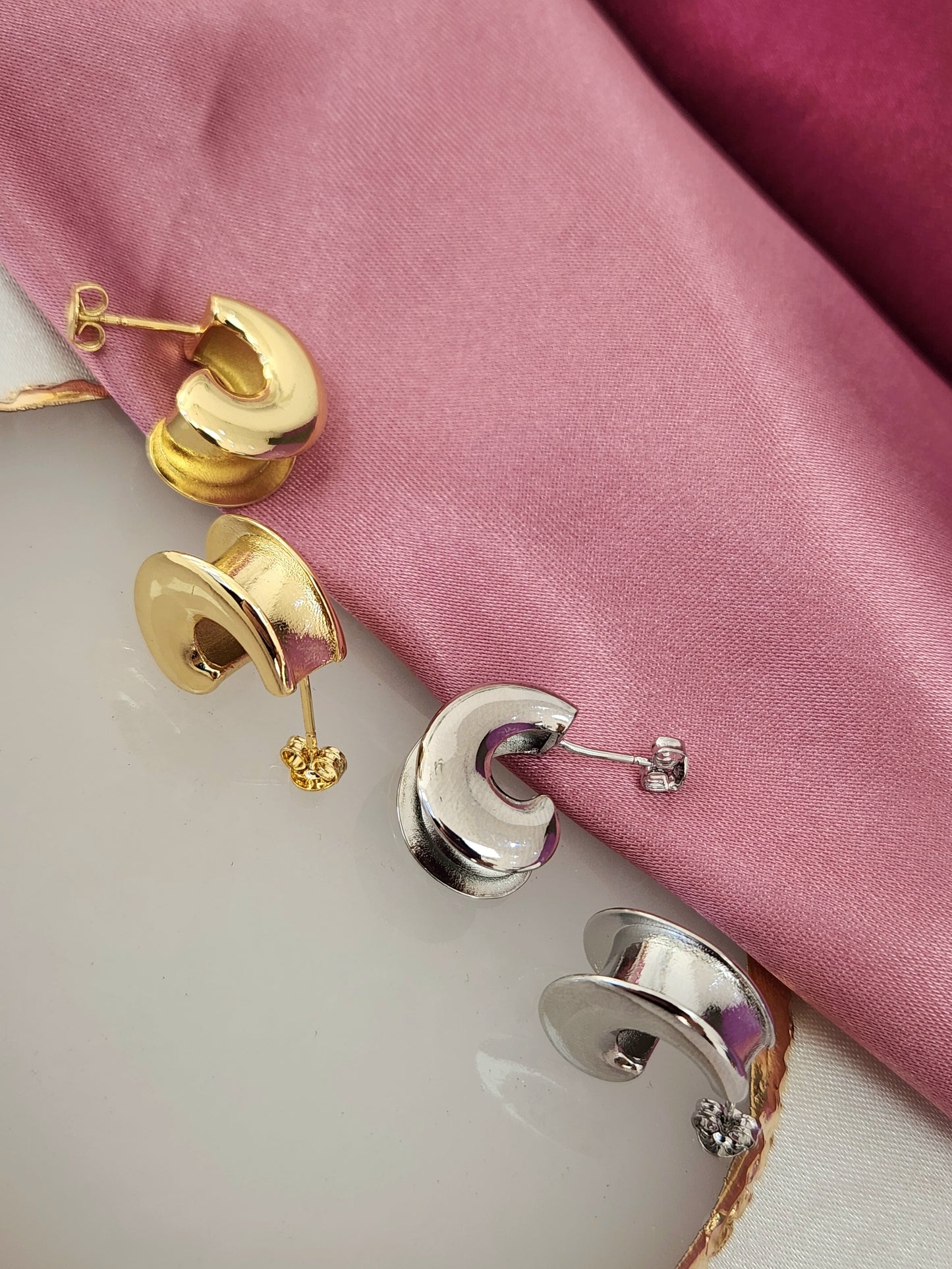 Aretes chunky pequeños #C120