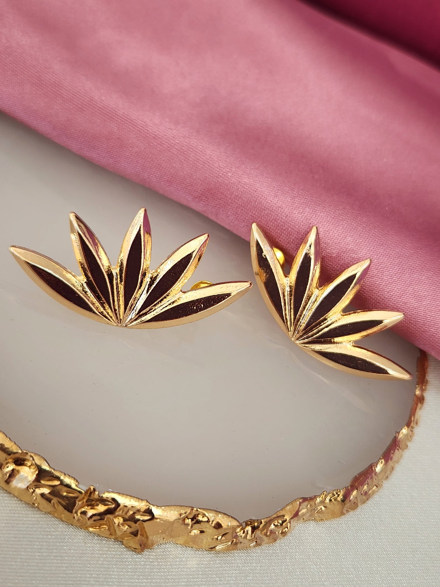 Aretes 4 hojas