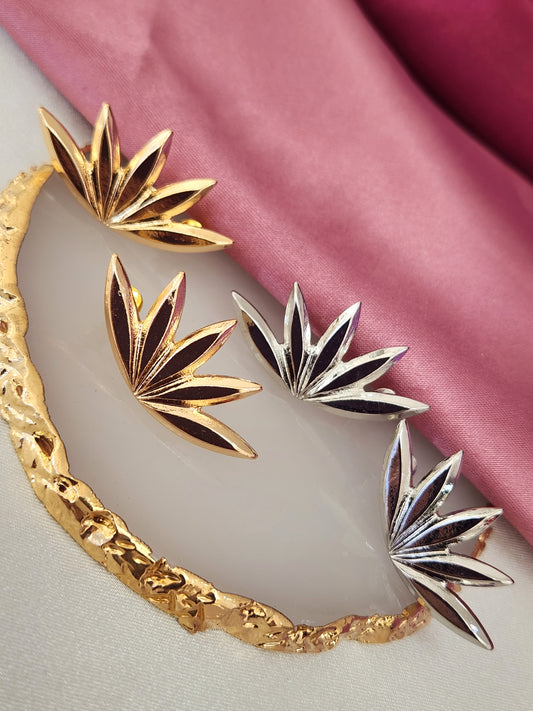 Aretes 4 hojas