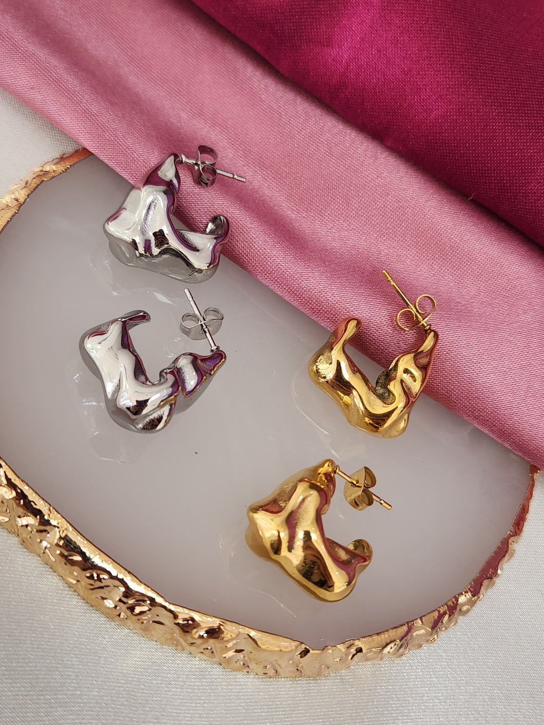 Aretes irregulares solidos #210