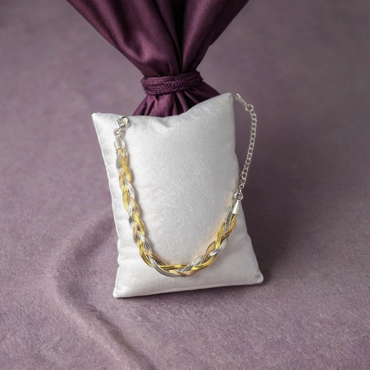 Pulsera plana triple #41