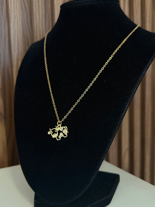 Collar vaca zirconia manchas # yy