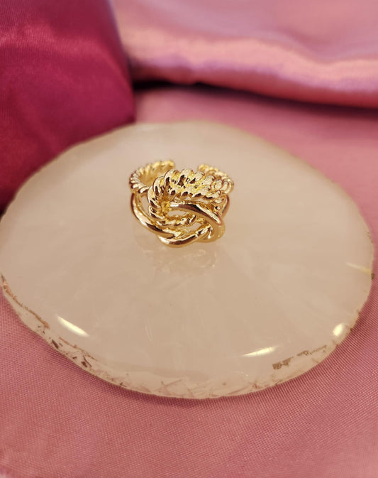 Anillo nudo 2 texturas