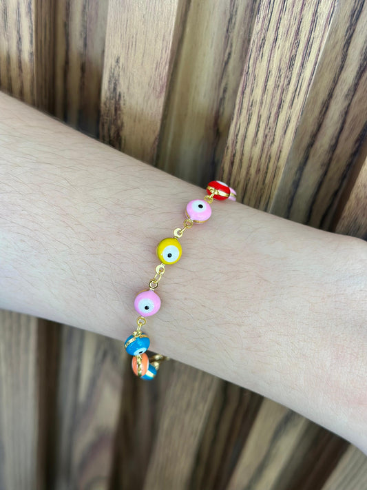 Pulsera ojos coloridos #M8.2