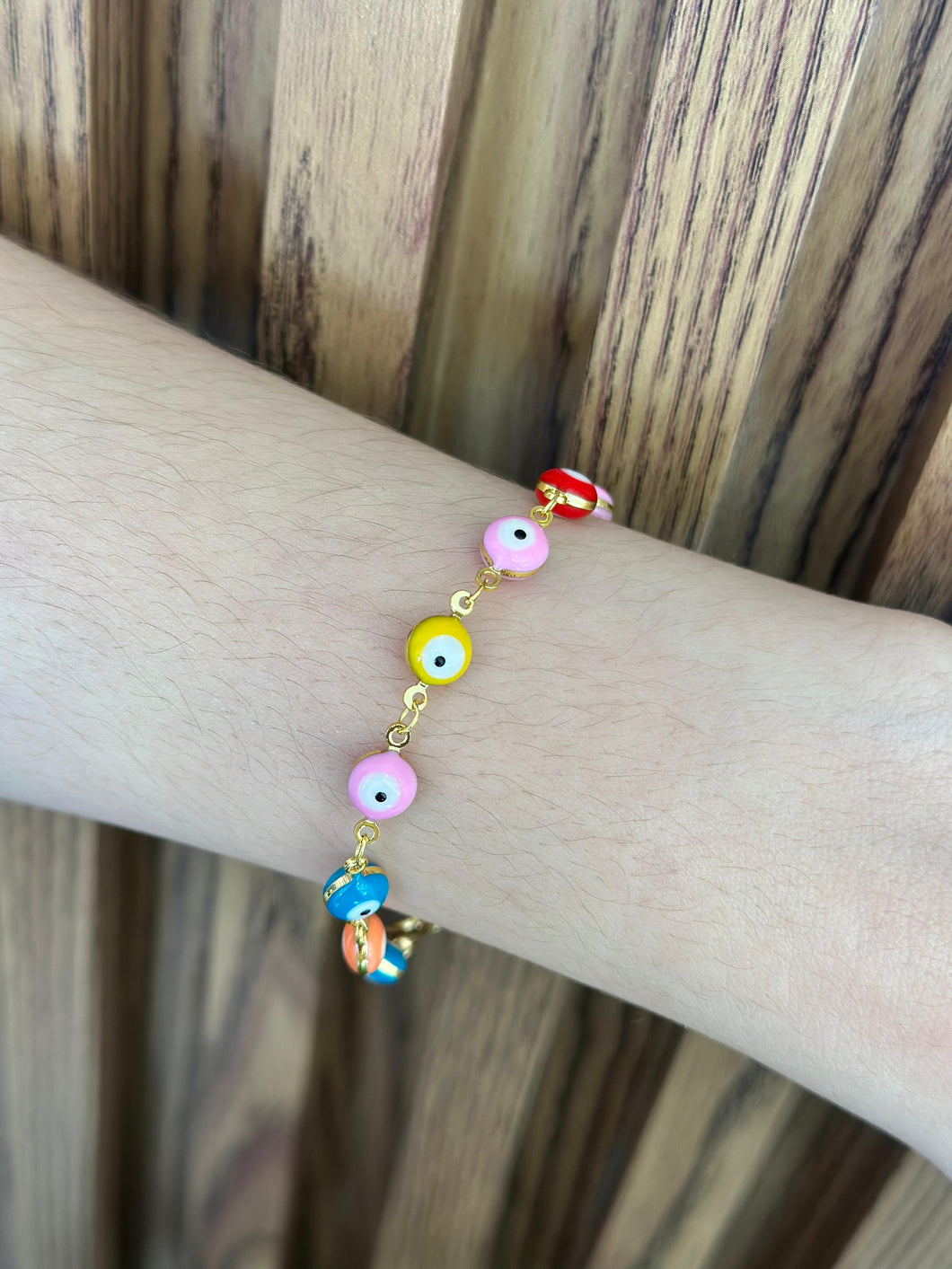 Pulsera ojos coloridos
