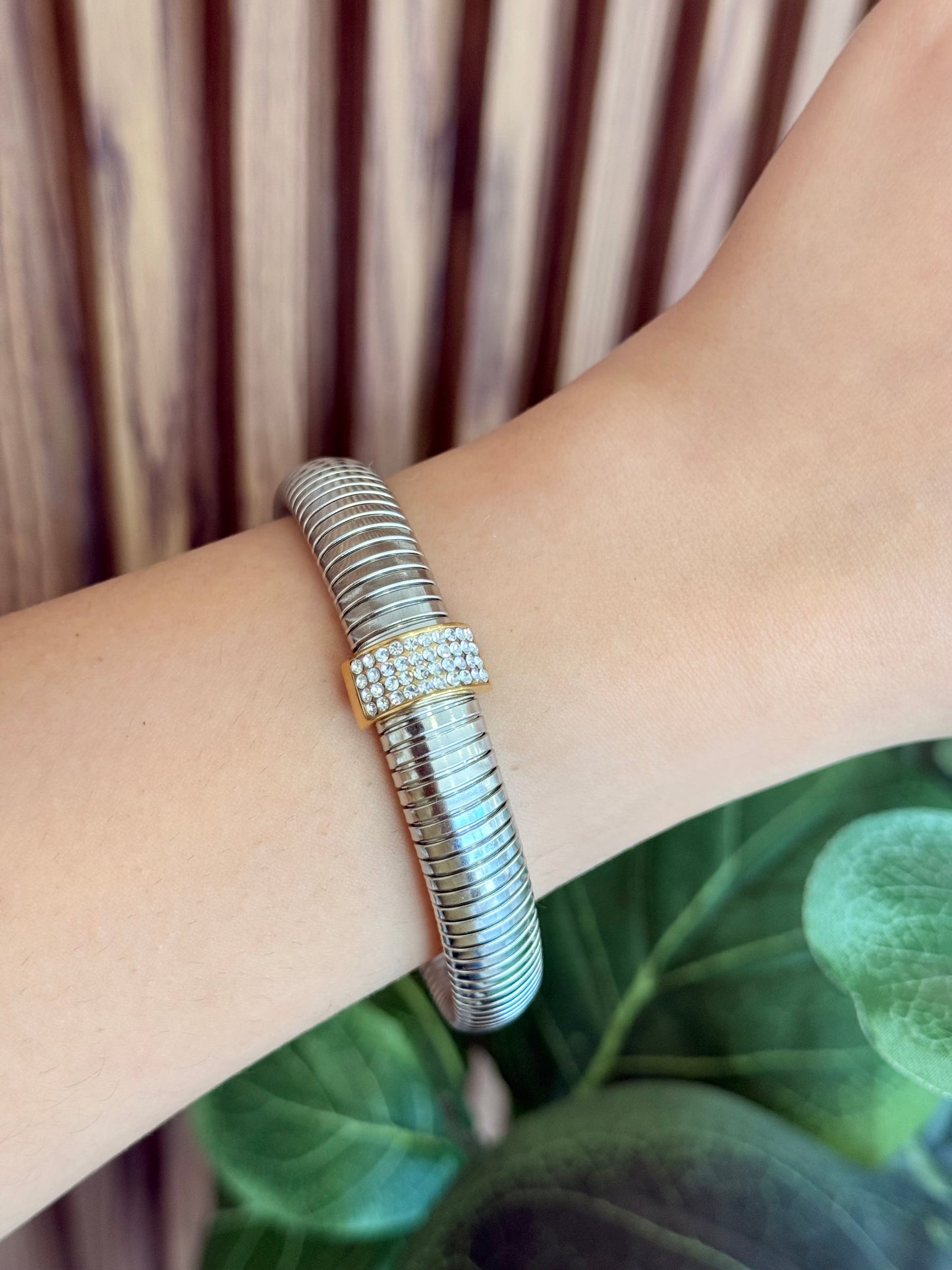 Pulsera lineas zirconia #F33 #F34