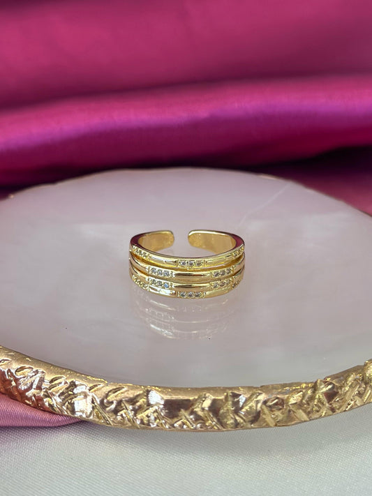 Anillo cuatro lineas #210A