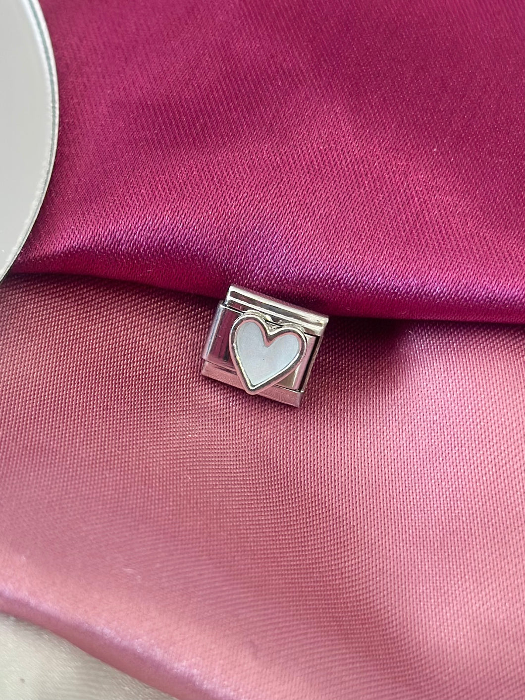 Corazon azul cielo Charm #19